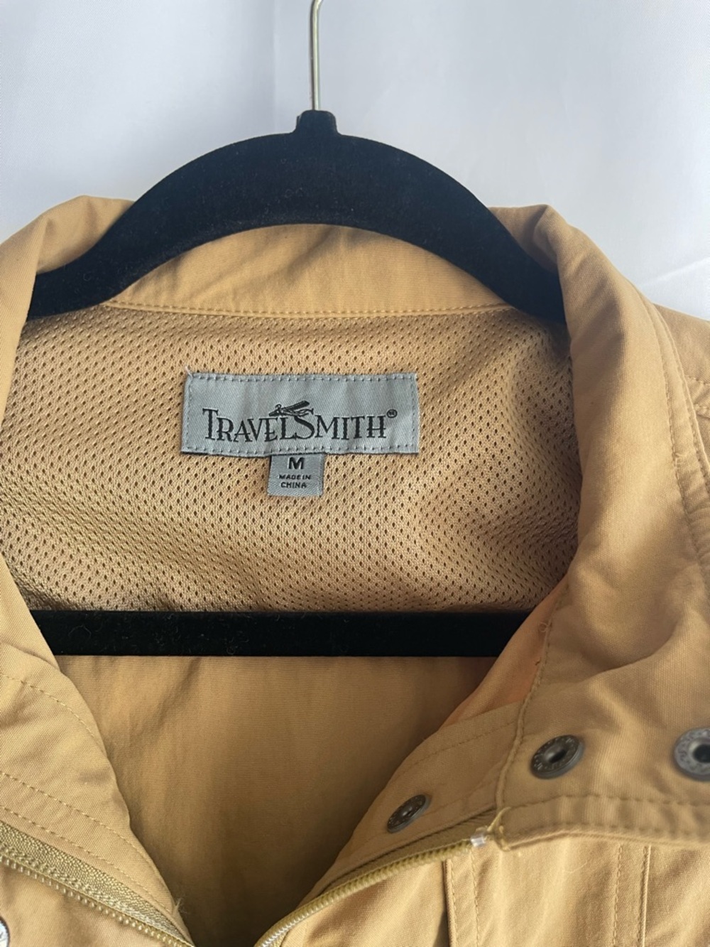 TravelSmith Khaki/Tan Lightweight Jacket Vest - Picture 3 of 6